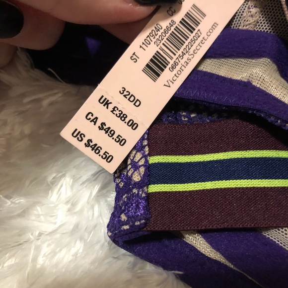 ✨FINAL PRICE✨NWT Victoria’s Secret purple lacy bra - Picture 4 of 6